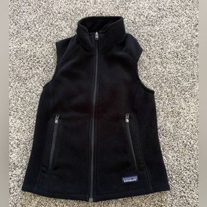 Patagonia Womens Sweater Fleece Vest, Black